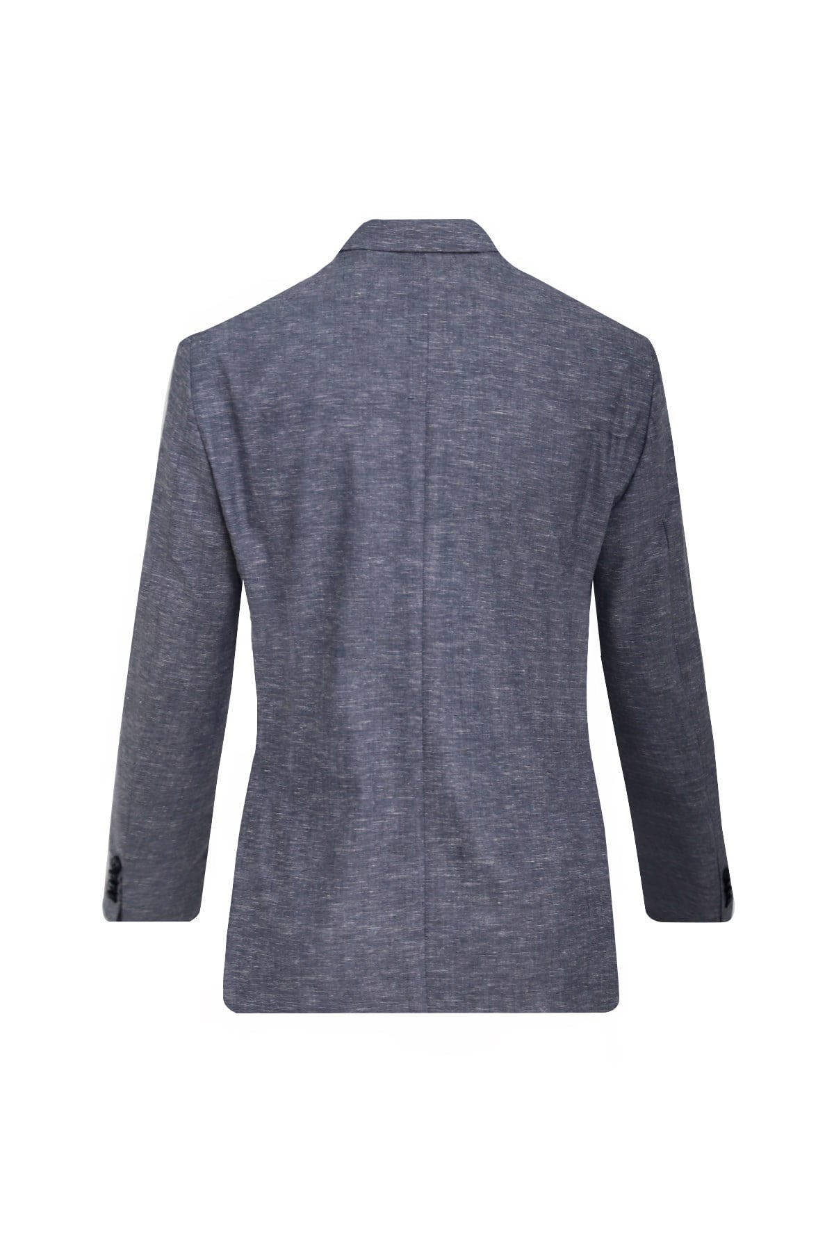 LACİVERT Comfort Fit Casual Keten Ceket