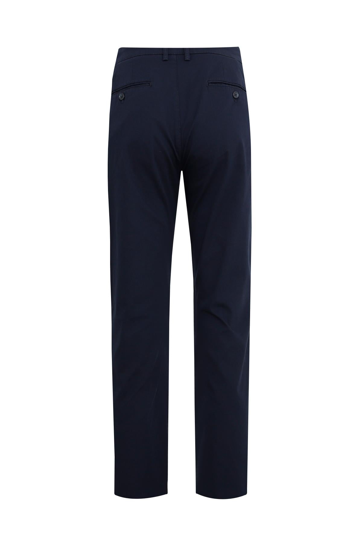 Lacivert Comfort Fit Chino Pantolon