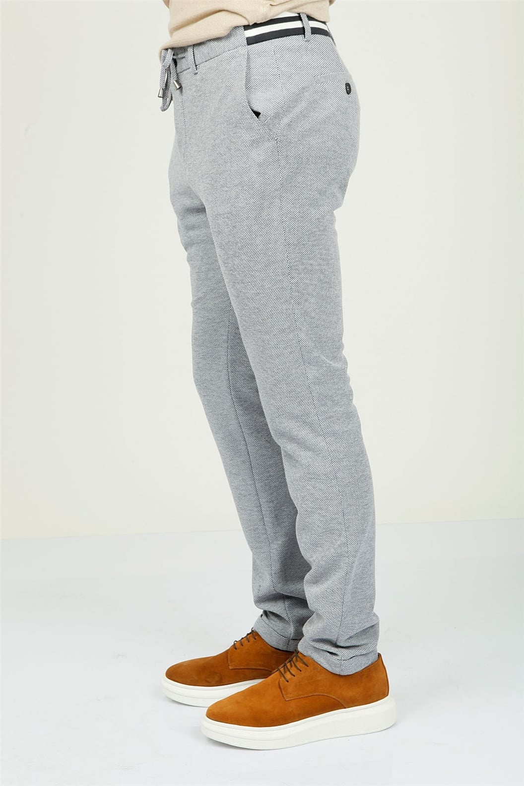 Lacivert Comfort Fit Jogger Pantolon