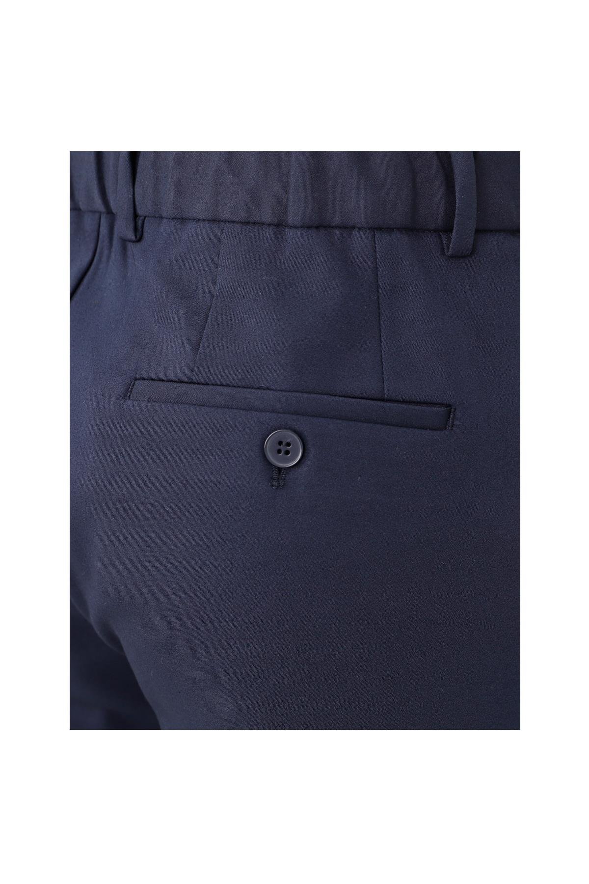 Lacivert Comfort Fit Jogger Pantolon
