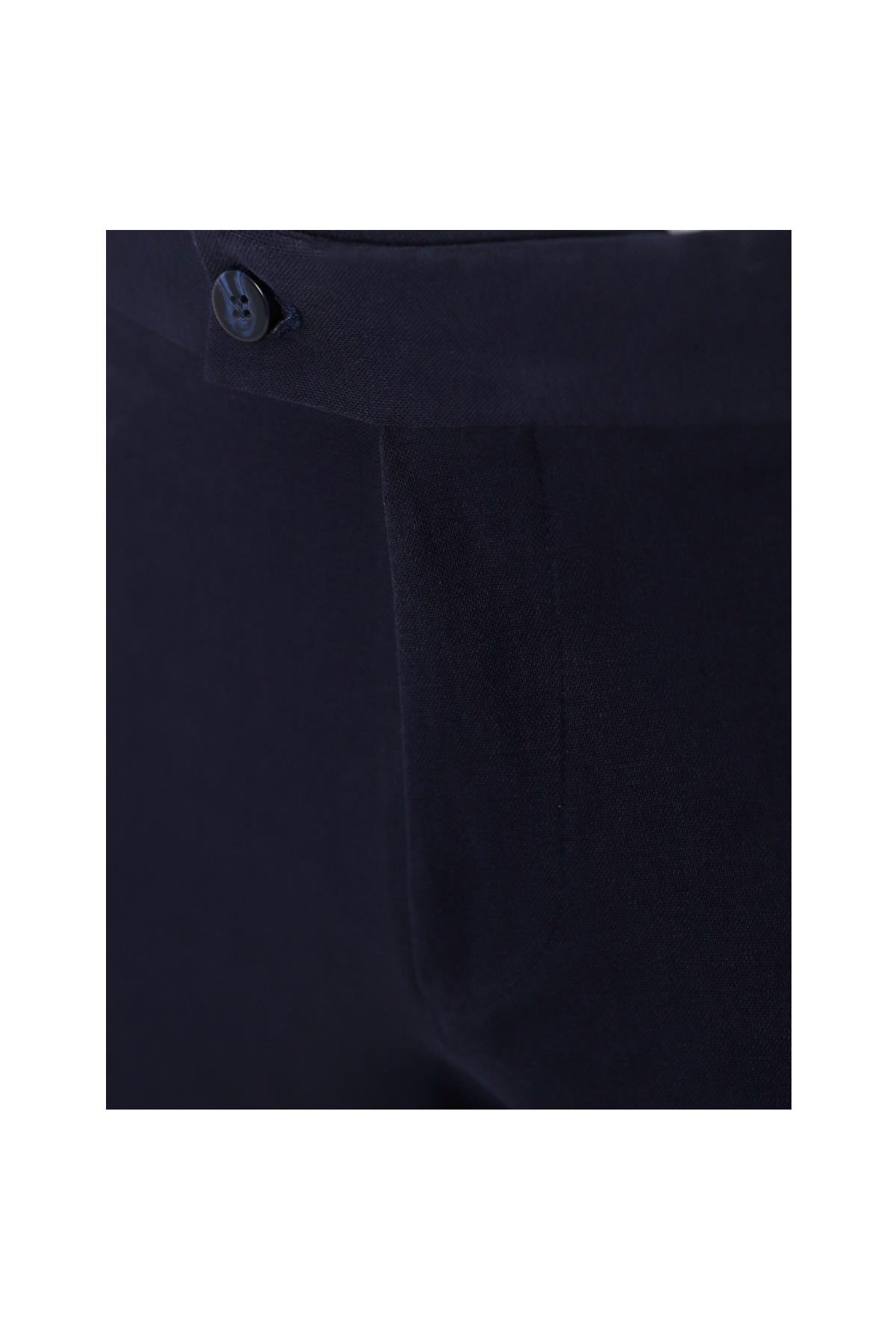 LACİVERT Comfort Fit Klasik Pantolon