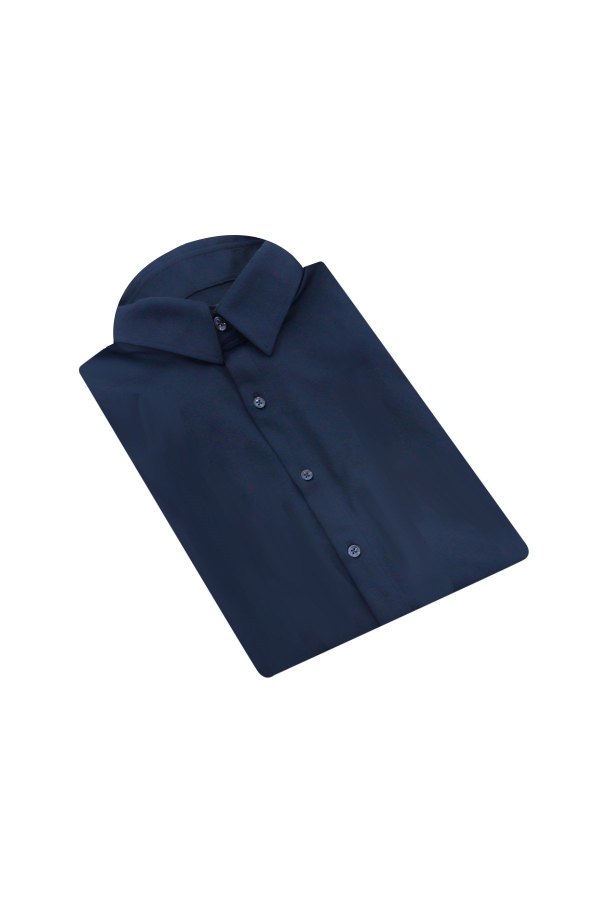LACİVERT Comfort Fit Uzun Kol Gömlek