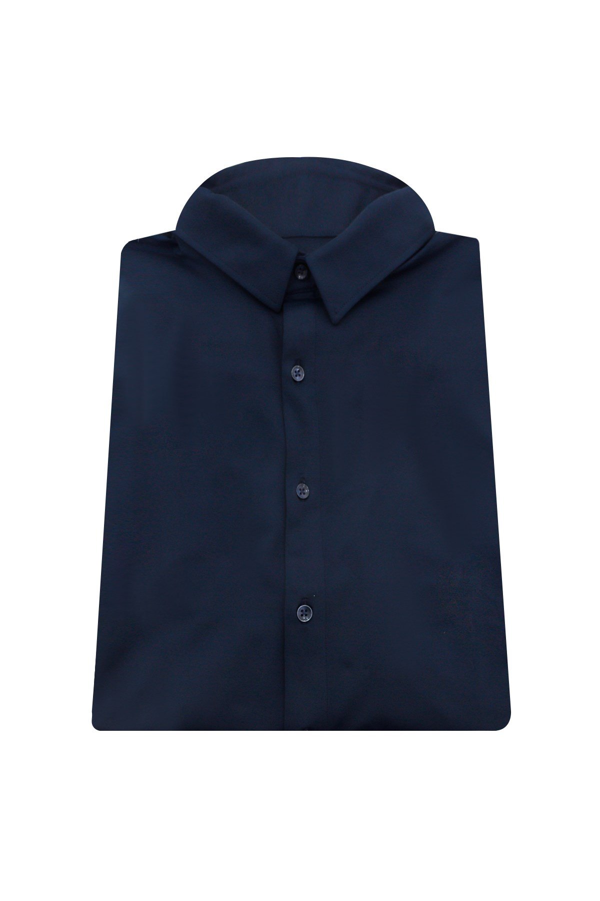 LACİVERT Comfort Fit Uzun Kol Gömlek