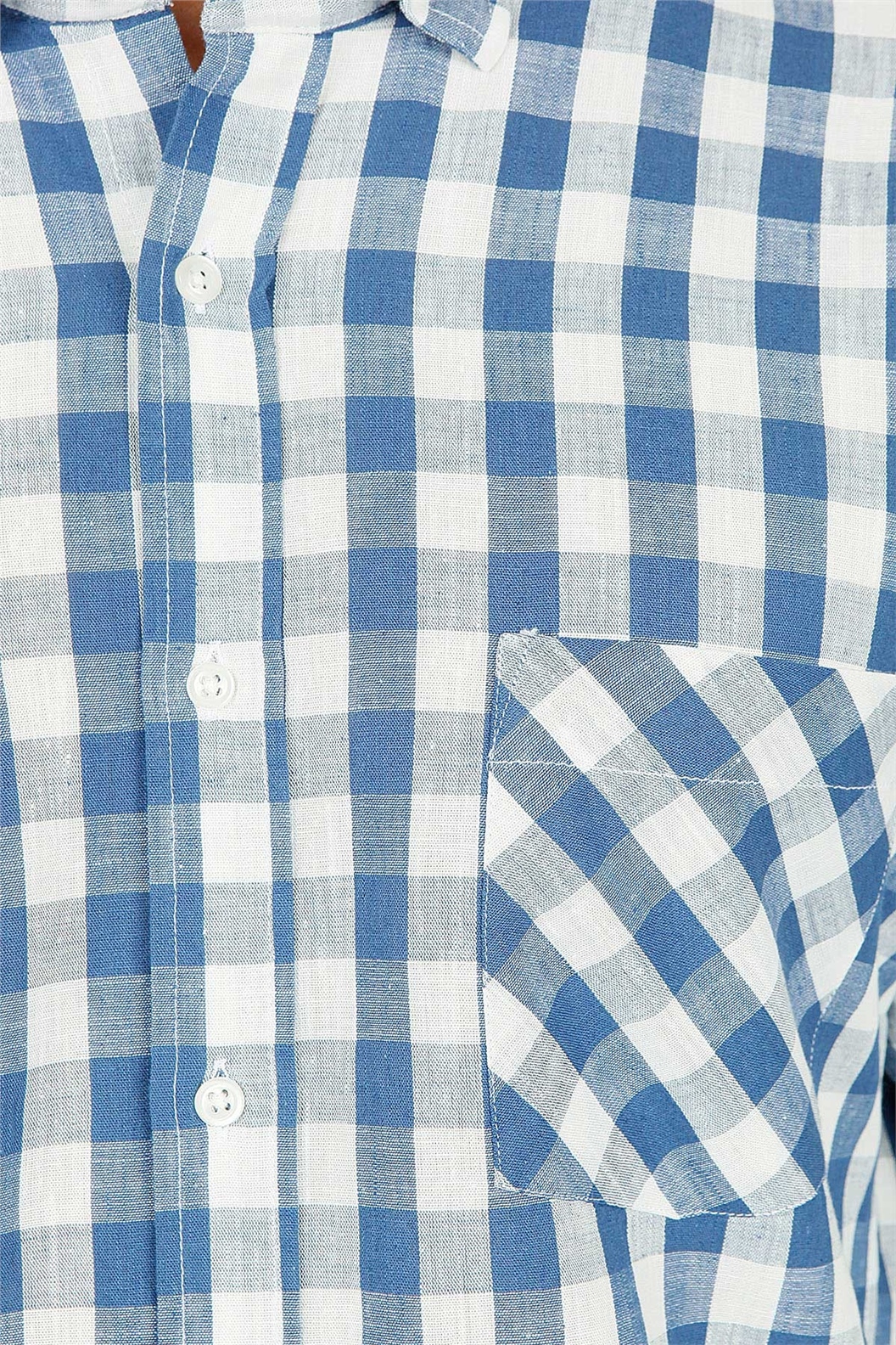 Lacivert Comfort Fit Uzun Kol Gömlek