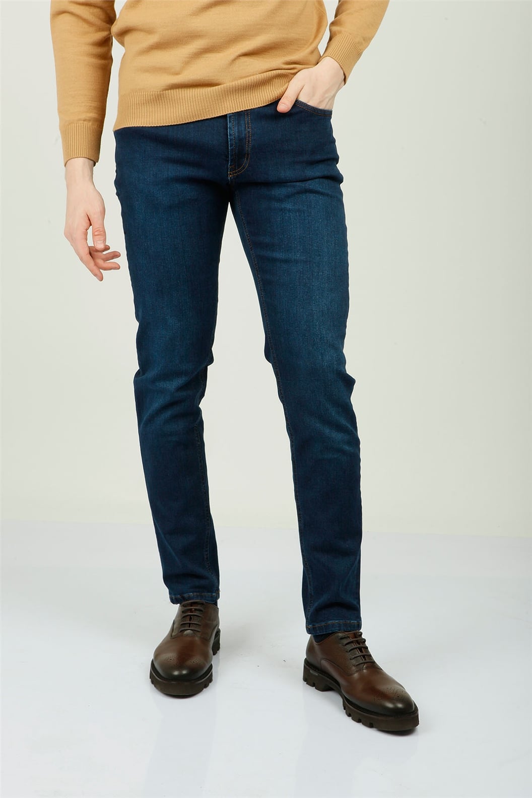 Lacivert Jean Pantolon