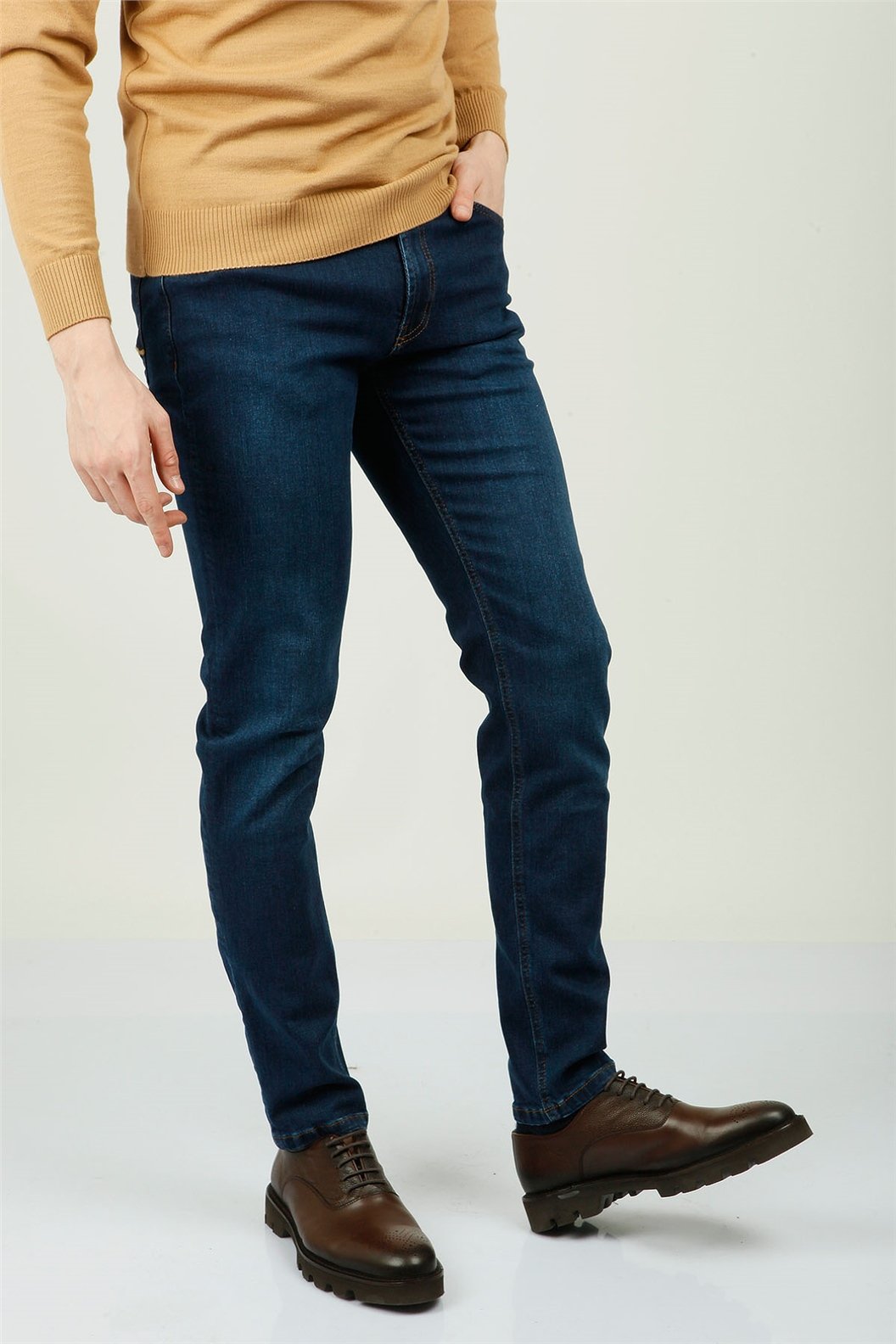 Lacivert Jean Pantolon