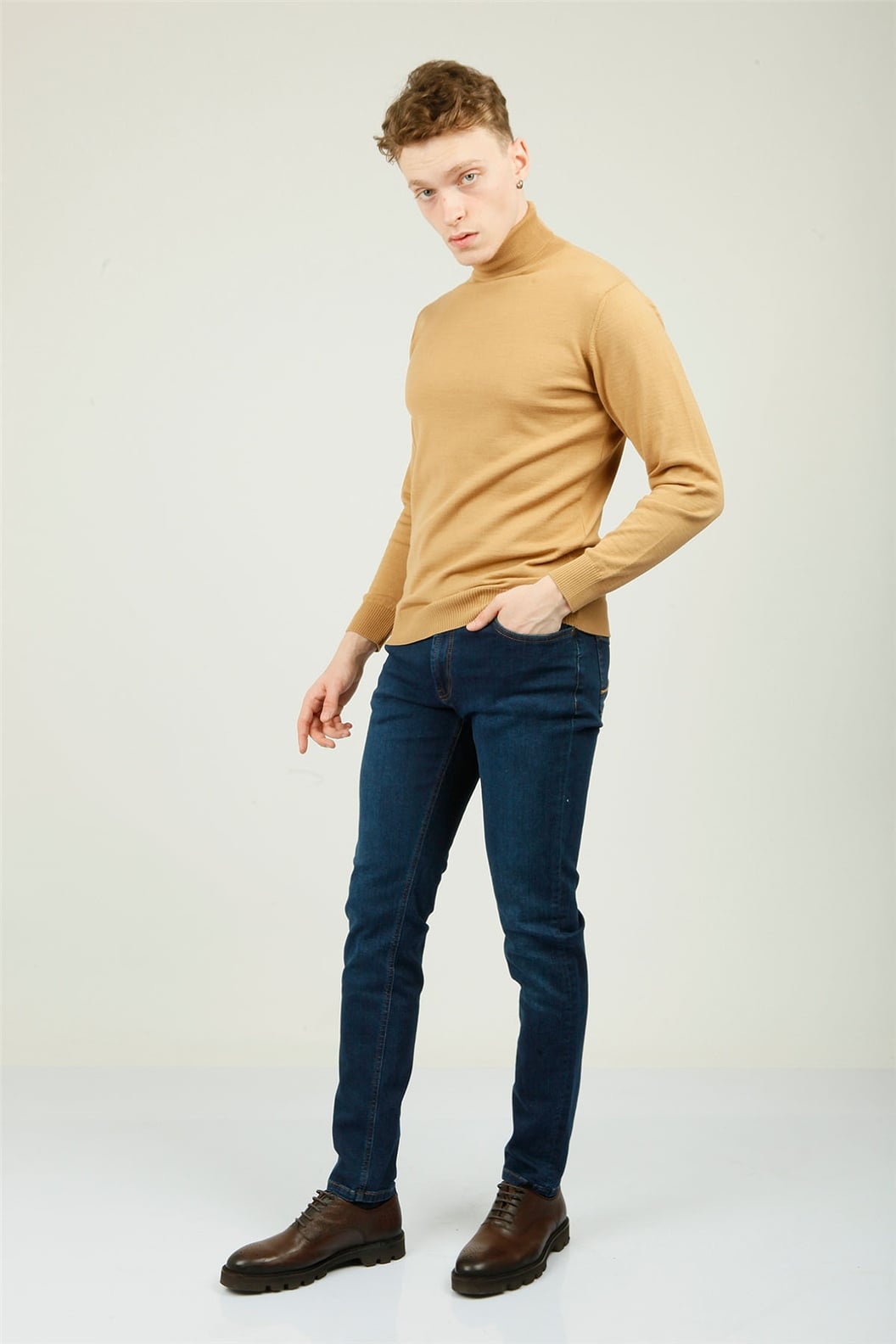 Lacivert Jean Pantolon