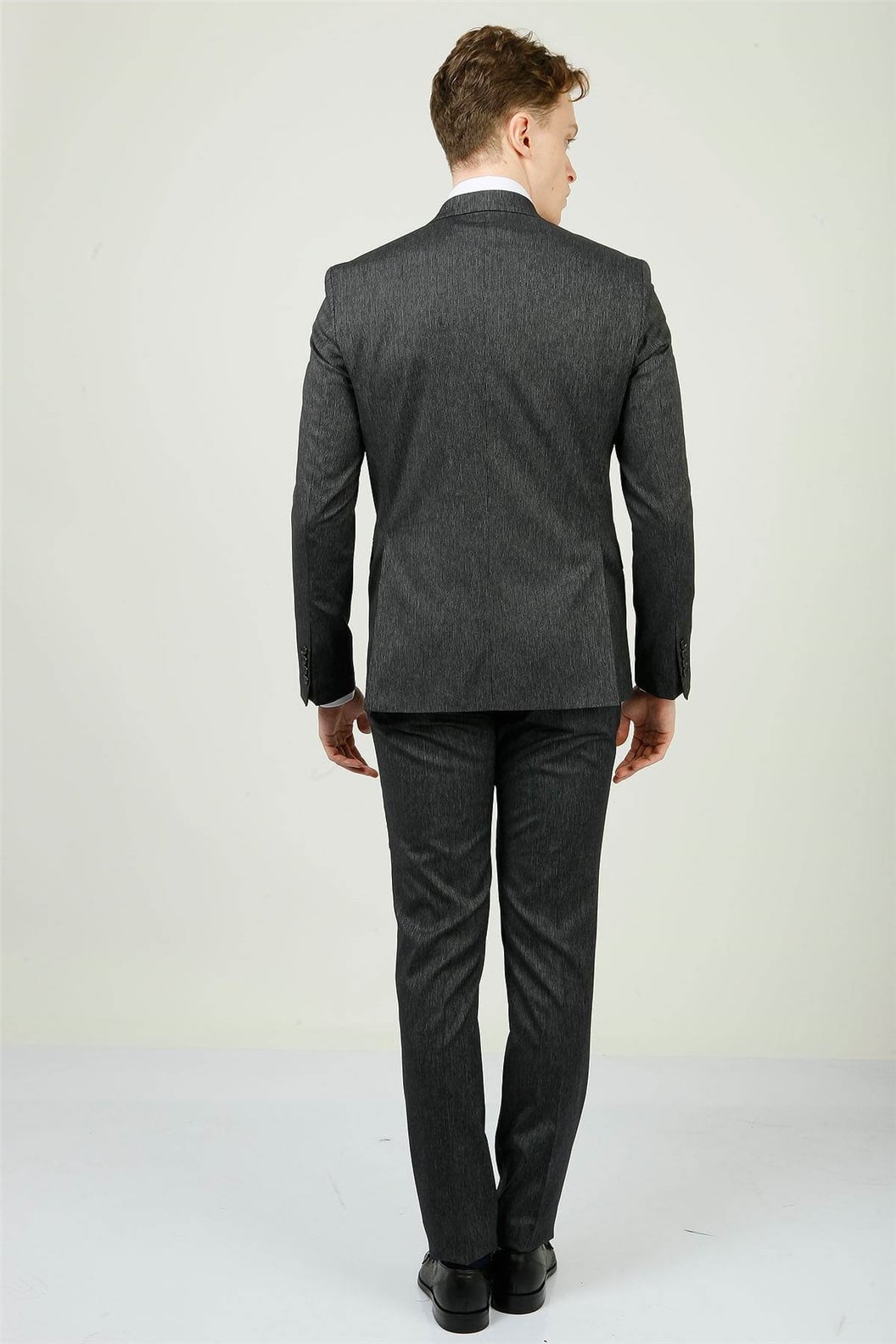 Lacivert Kruvaze Comfort Fit 6 Drop Takım Elbise