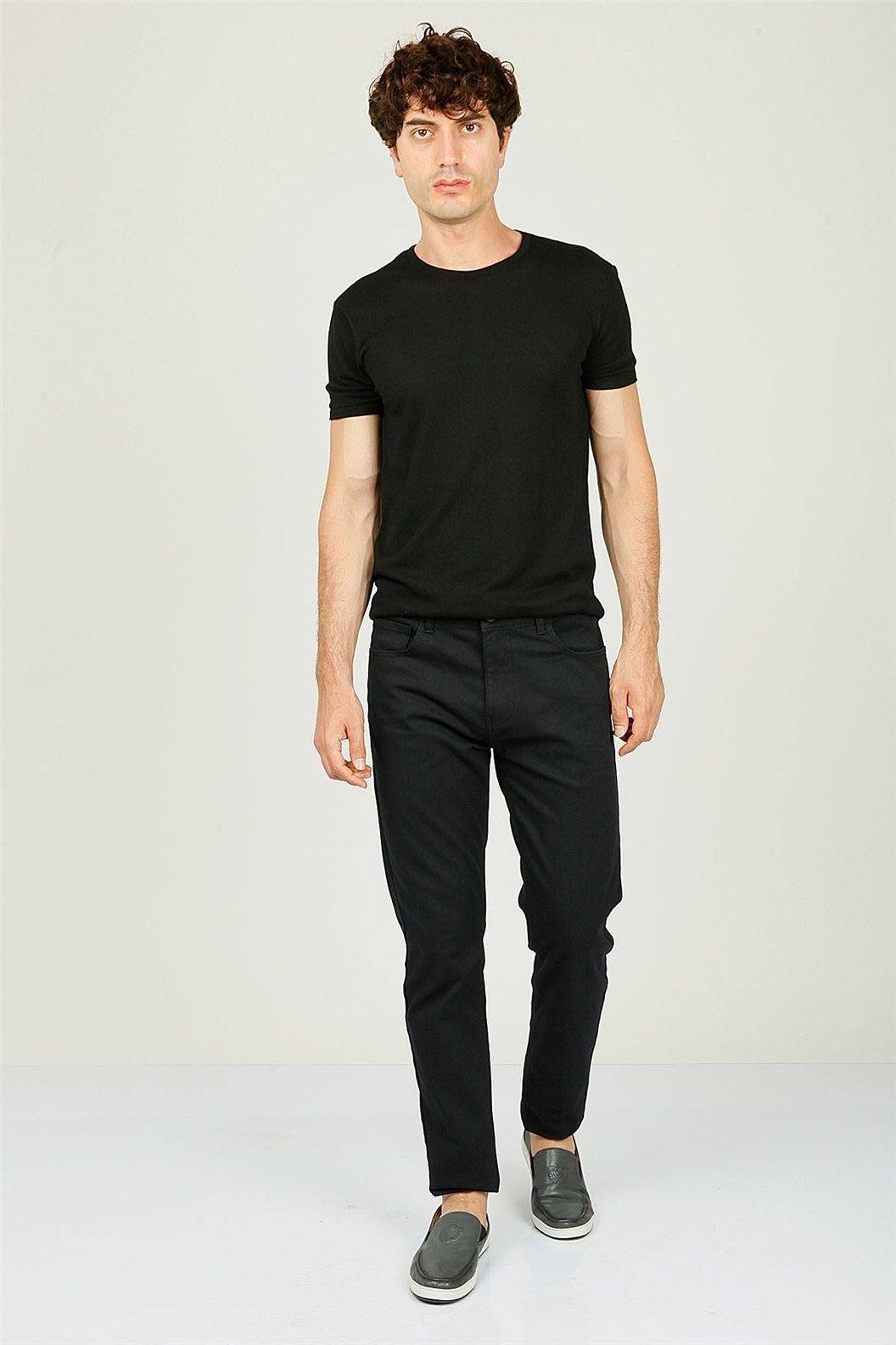 Lacivert Slim Fit 5 Cep Pantolon