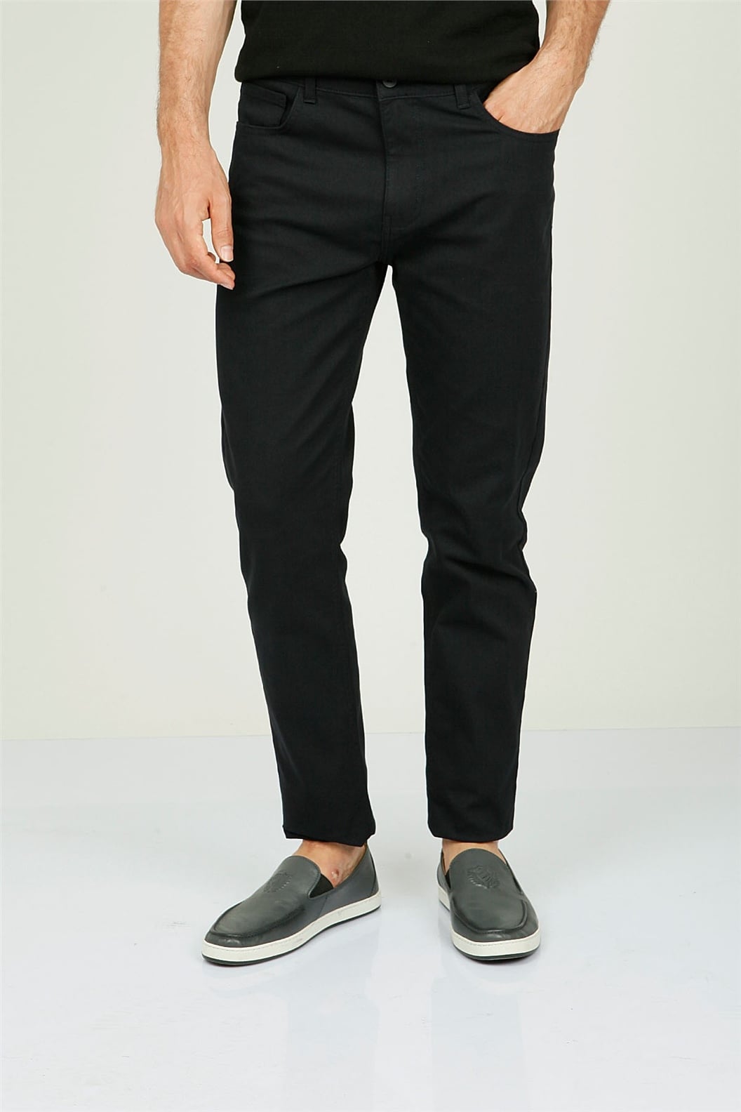 Lacivert Slim Fit 5 Cep Pantolon
