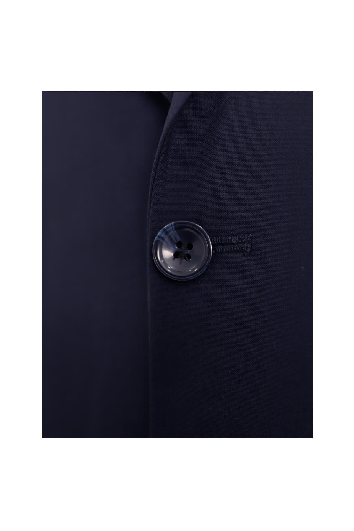 LACİVERT Slim Fit 6 Drop Takım Elbise