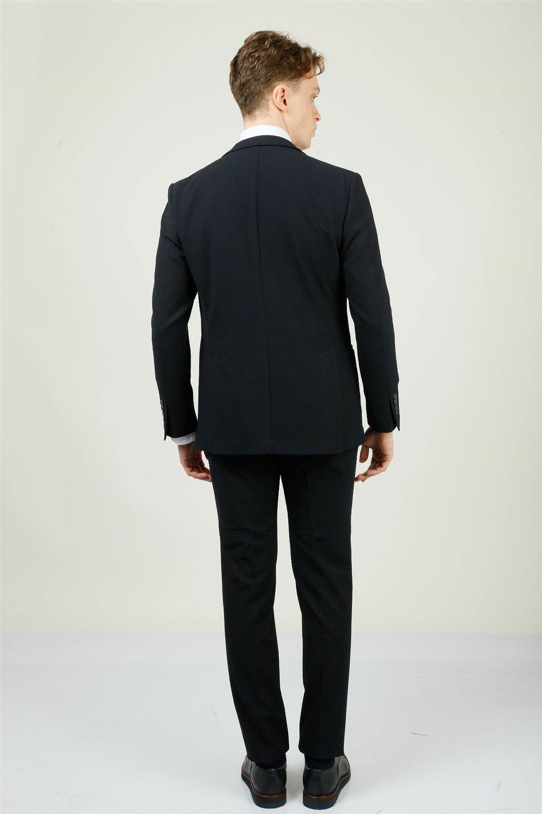 Lacivert Slim Fit 6 Drop Takım Elbise