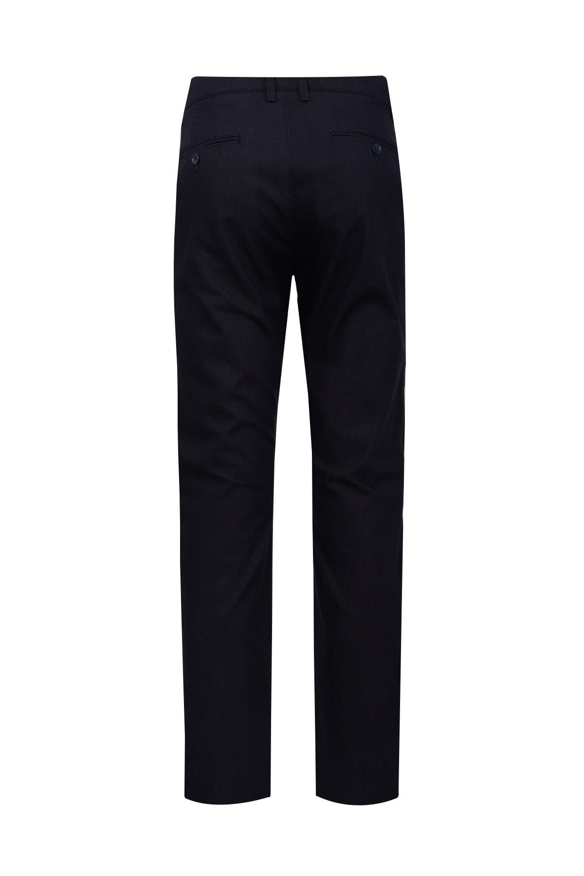 Lacivert Slim Fit Chino Pantolon