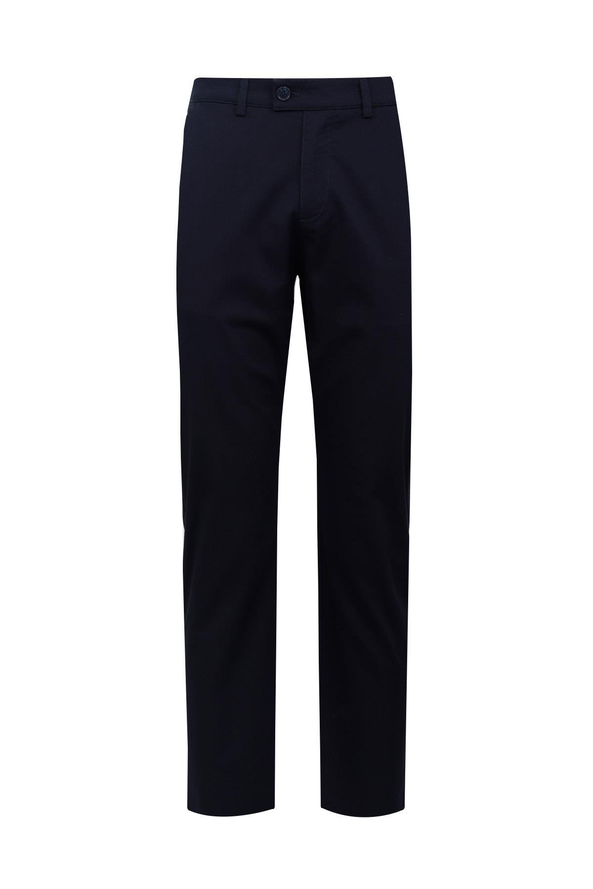 Lacivert Slim Fit Chino Pantolon