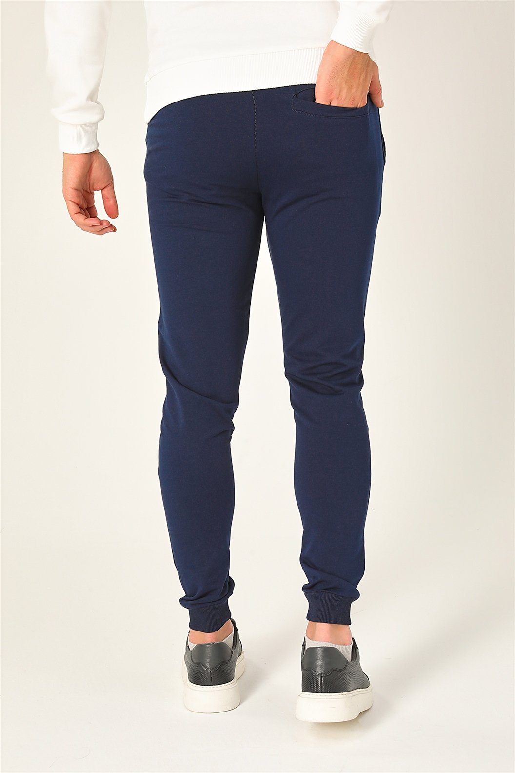 Lacivert Slim Fit Eşofman Alt
