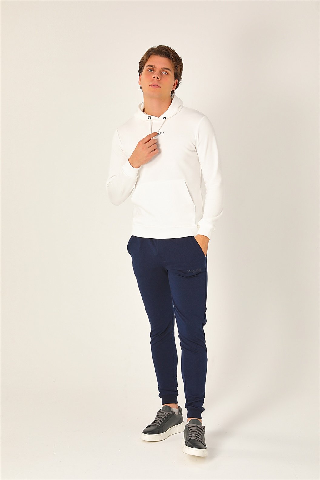 Lacivert Slim Fit Eşofman Alt