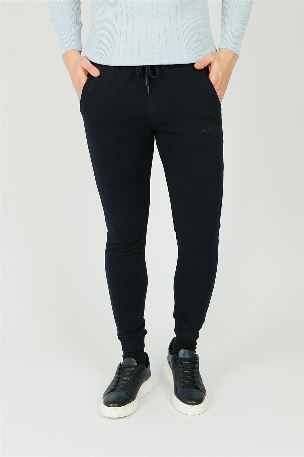 Lacivert Slim Fit Eşofman Alt