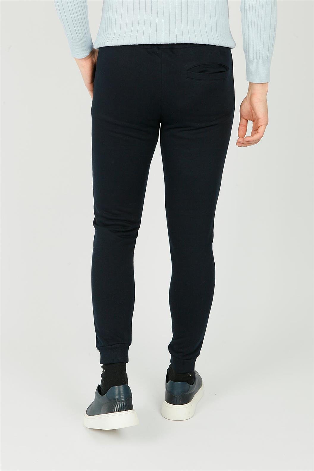 Lacivert Slim Fit Eşofman Alt