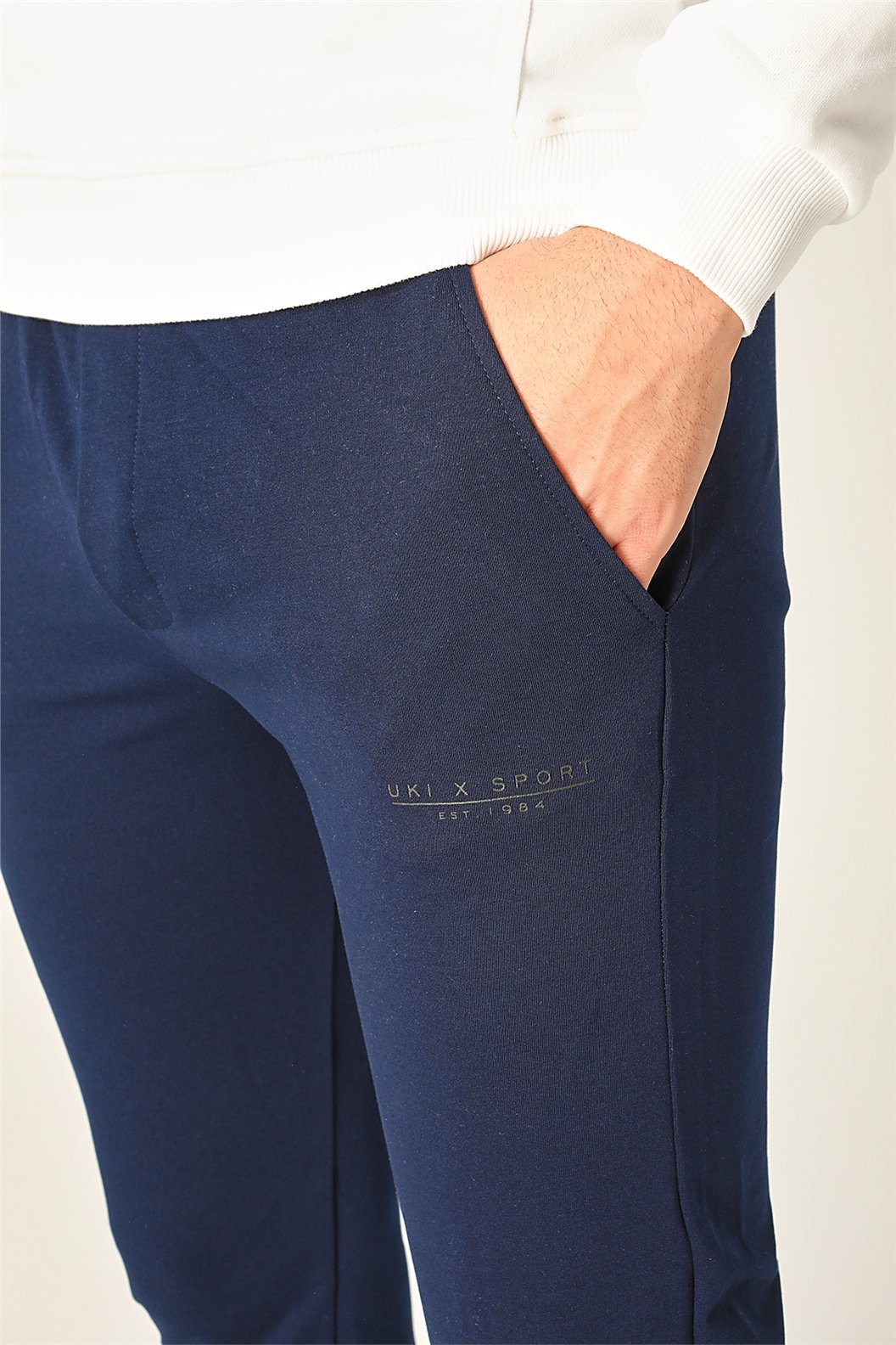 Lacivert Slim Fit Eşofman Alt