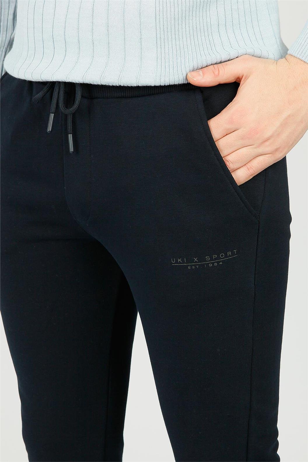 Lacivert Slim Fit Eşofman Alt