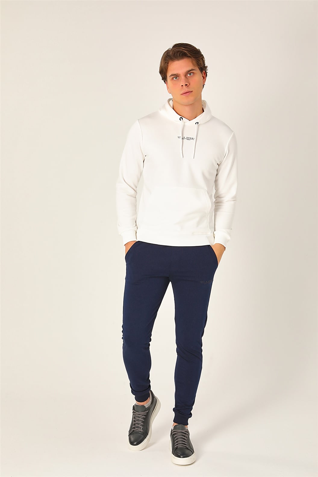 Lacivert Slim Fit Eşofman Alt