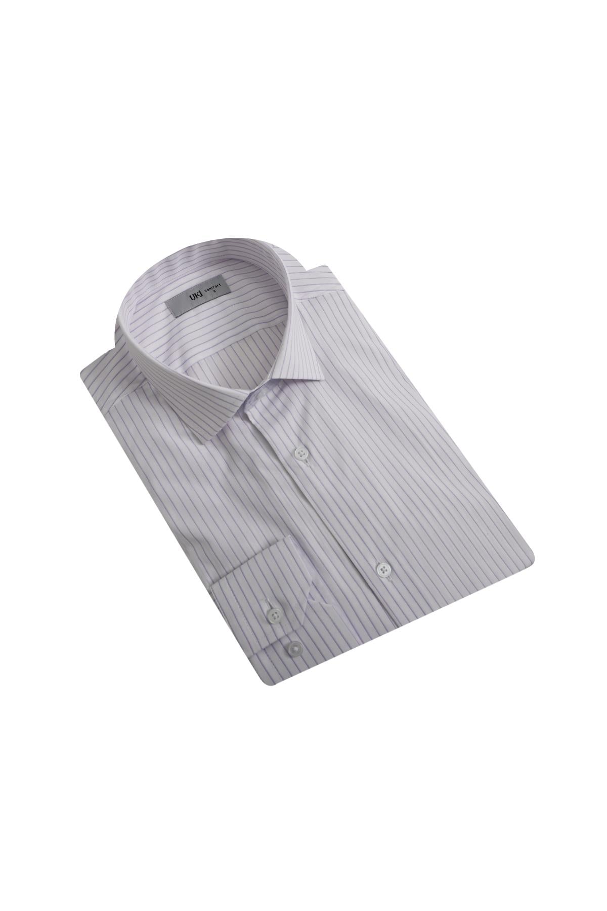 LİLA Comfort Fit Uzun Kol Gömlek