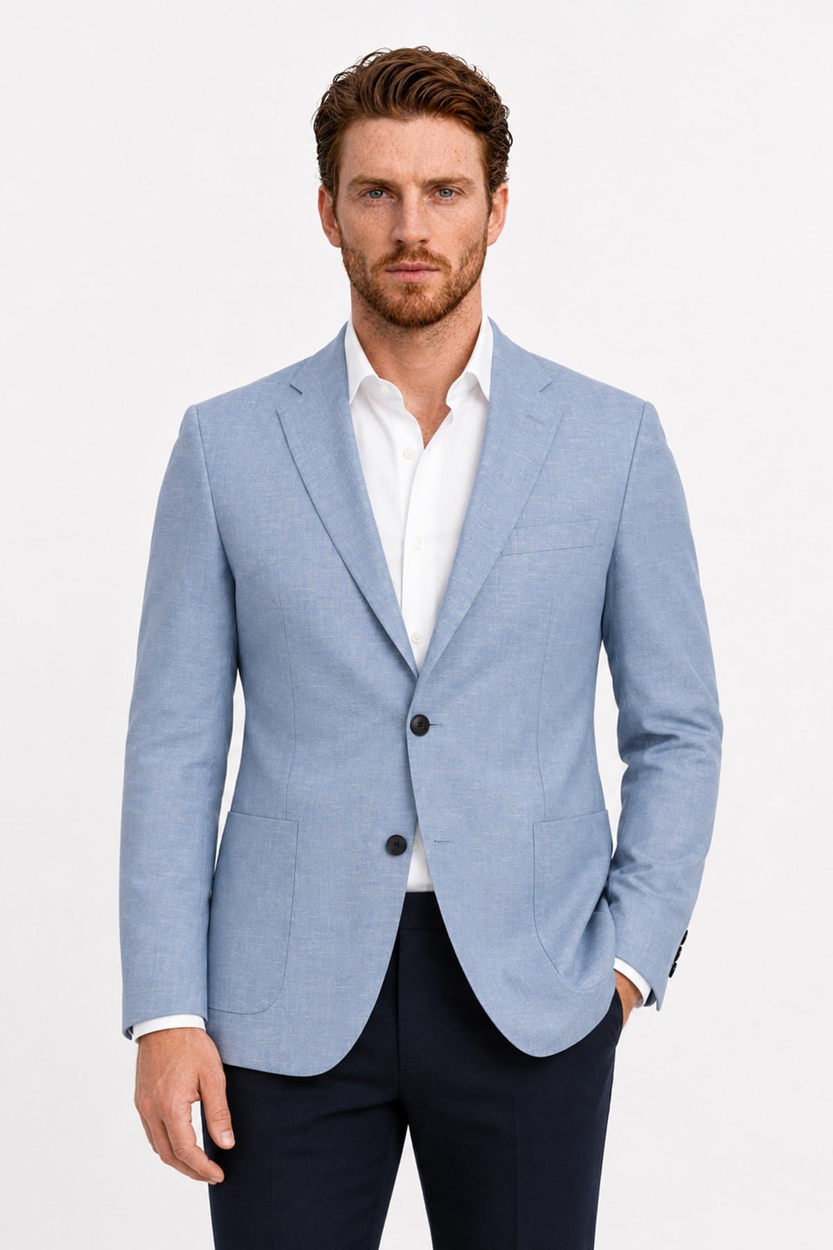 MAVİ Comfort Fit Casual Keten Ceket