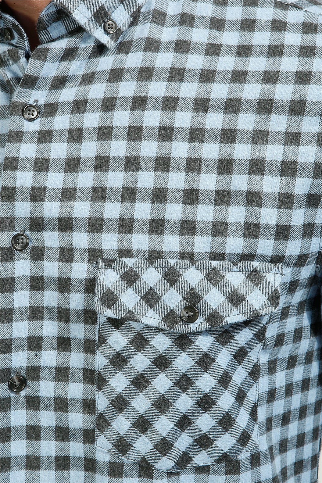 Mavi Comfort Fit Uzun Kol Gömlek