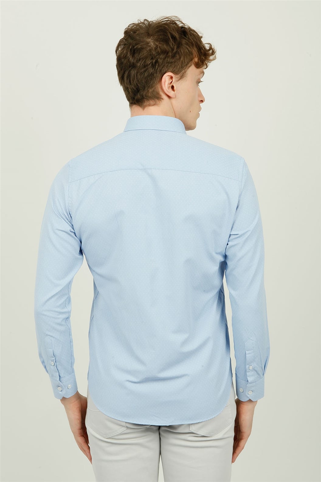 Mavi Comfort Fit Uzun Kol Gömlek