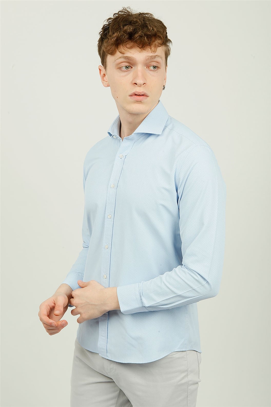 Mavi Comfort Fit Uzun Kol Gömlek