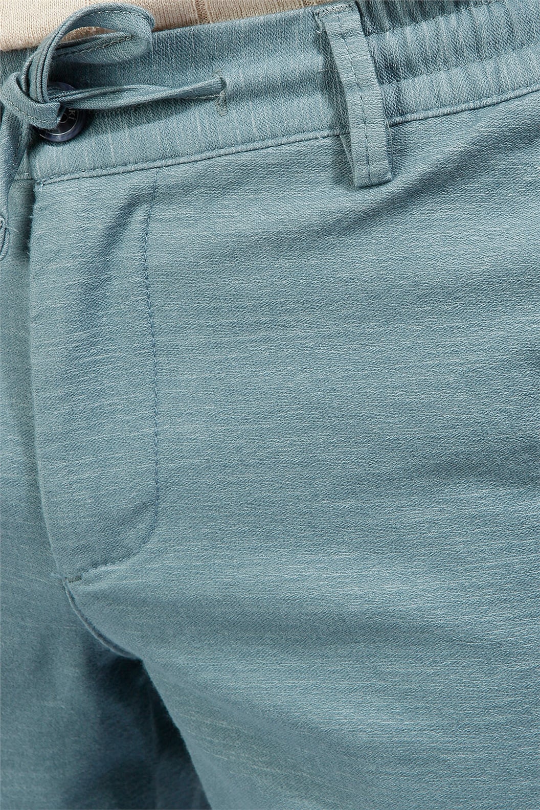 Mavi Slim Fit Bermuda Şort