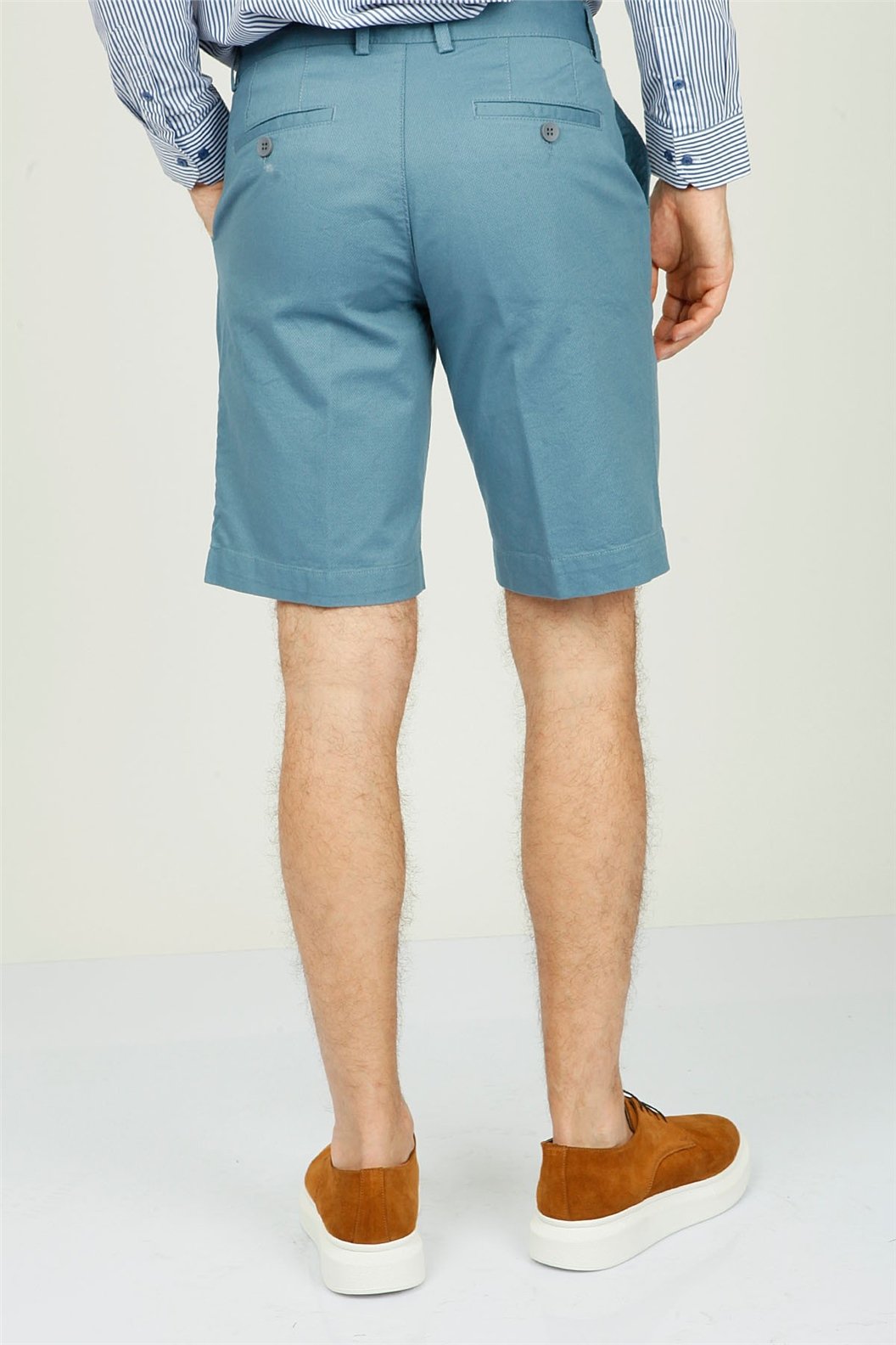 Mavi Slim Fit  Deniz Şortu