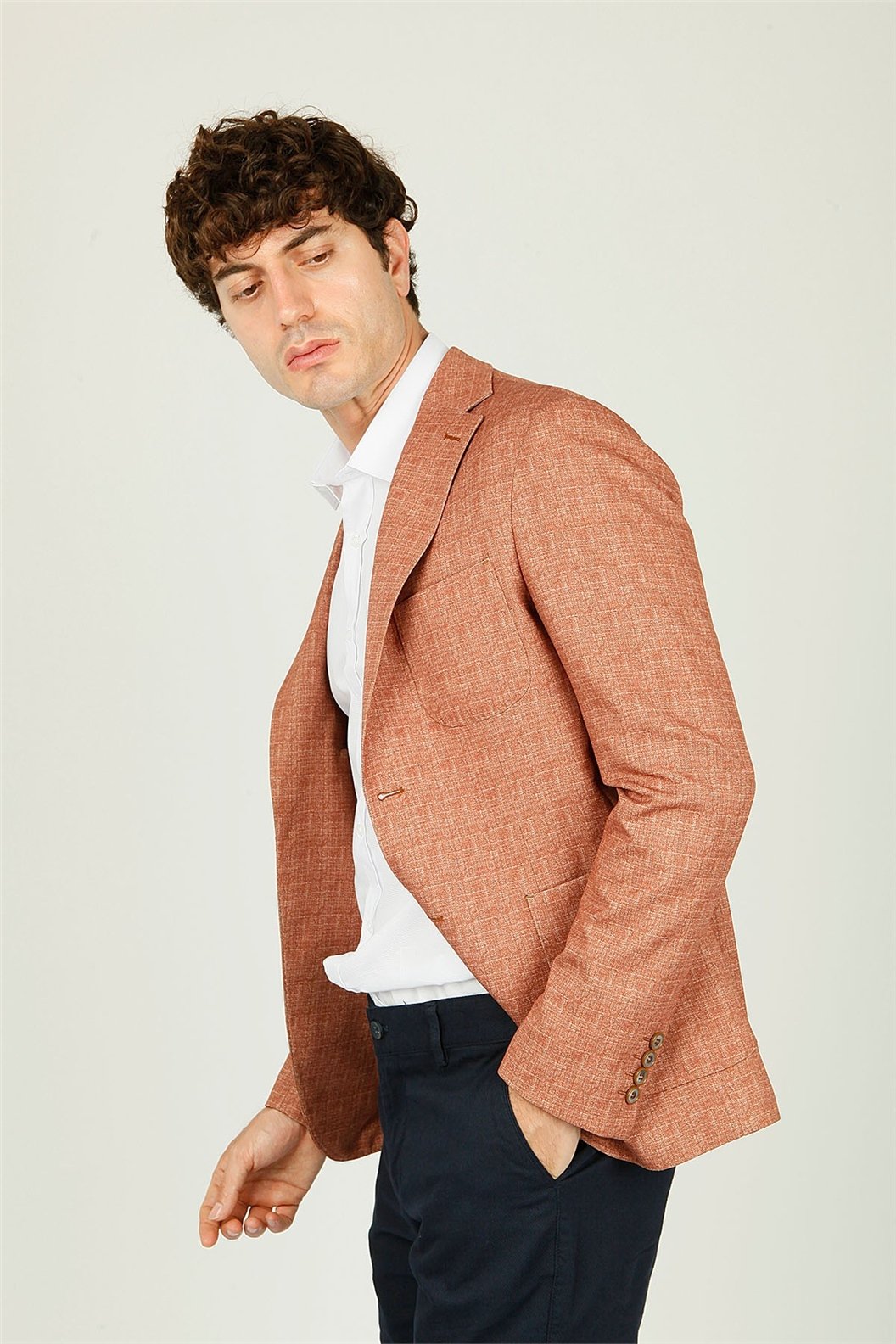 Oranj Comfort Fit Soft 6 Drop Ceket
