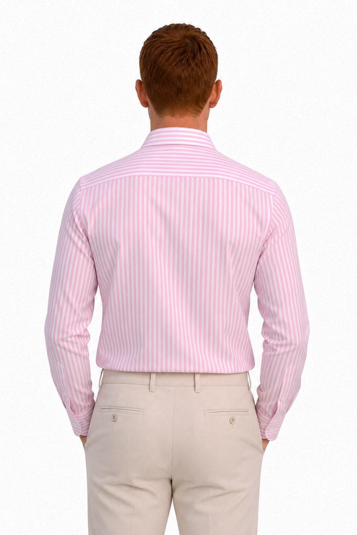 PEMBE Comfort Fit Uzun Kol Gömlek