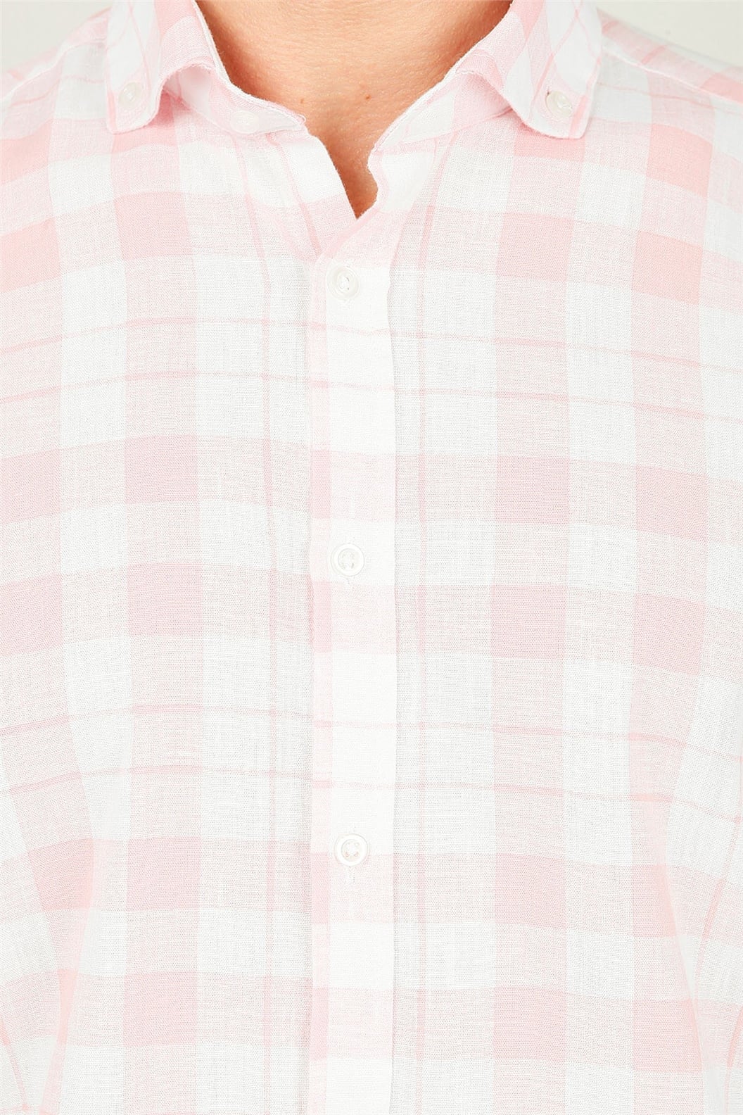 Pembe Comfort Fit Uzun Kol Gömlek