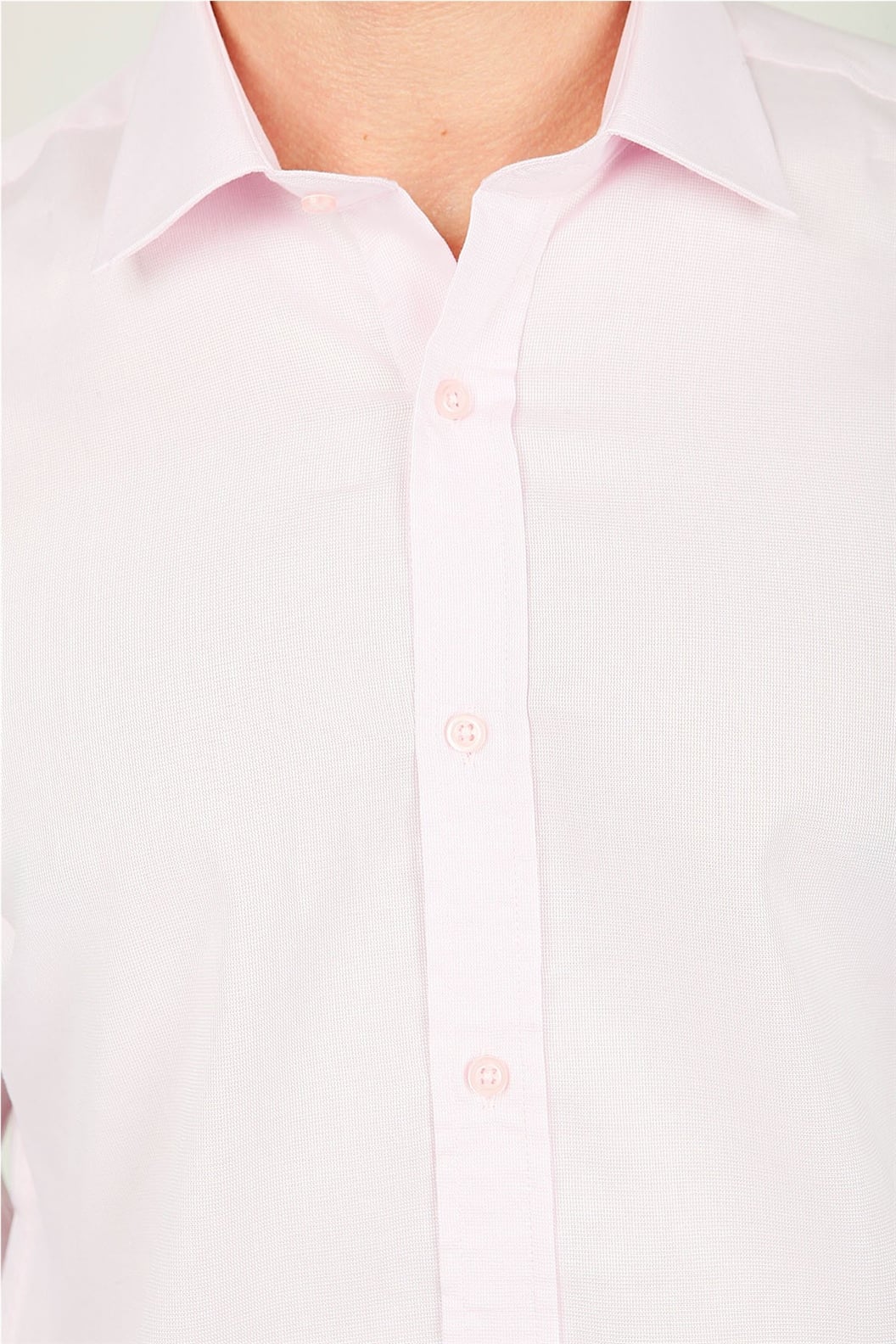 Pembe Comfort Fit Uzun Kol Gömlek