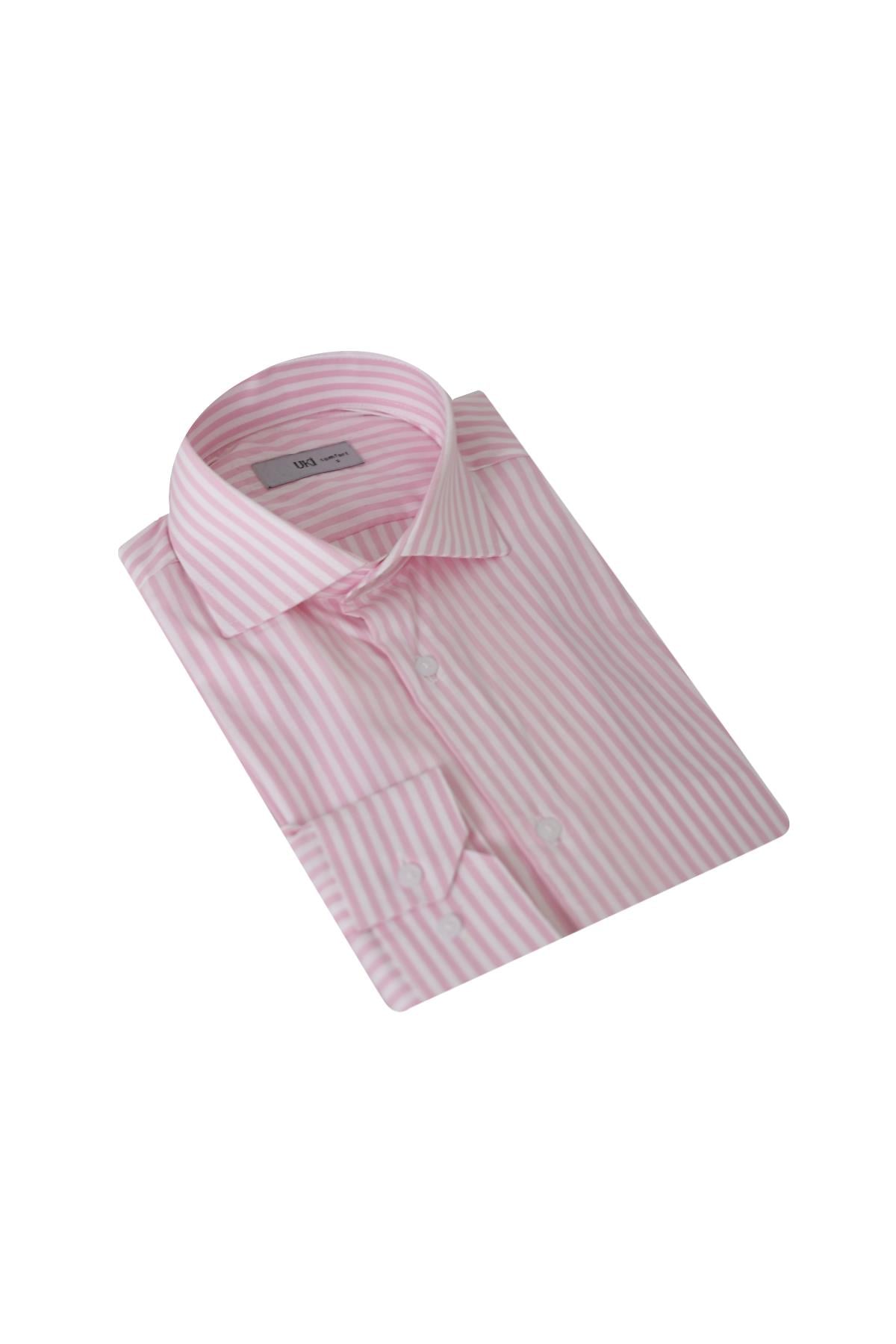 PEMBE Comfort Fit Uzun Kol Gömlek