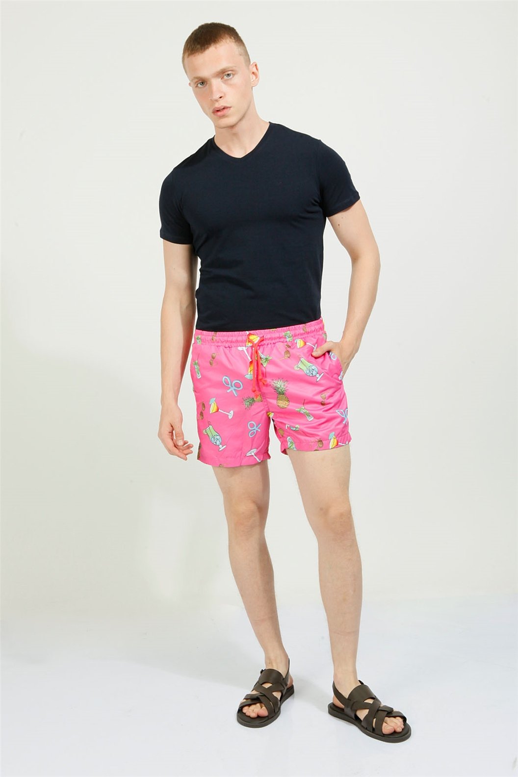 Pembe Deniz Şortu