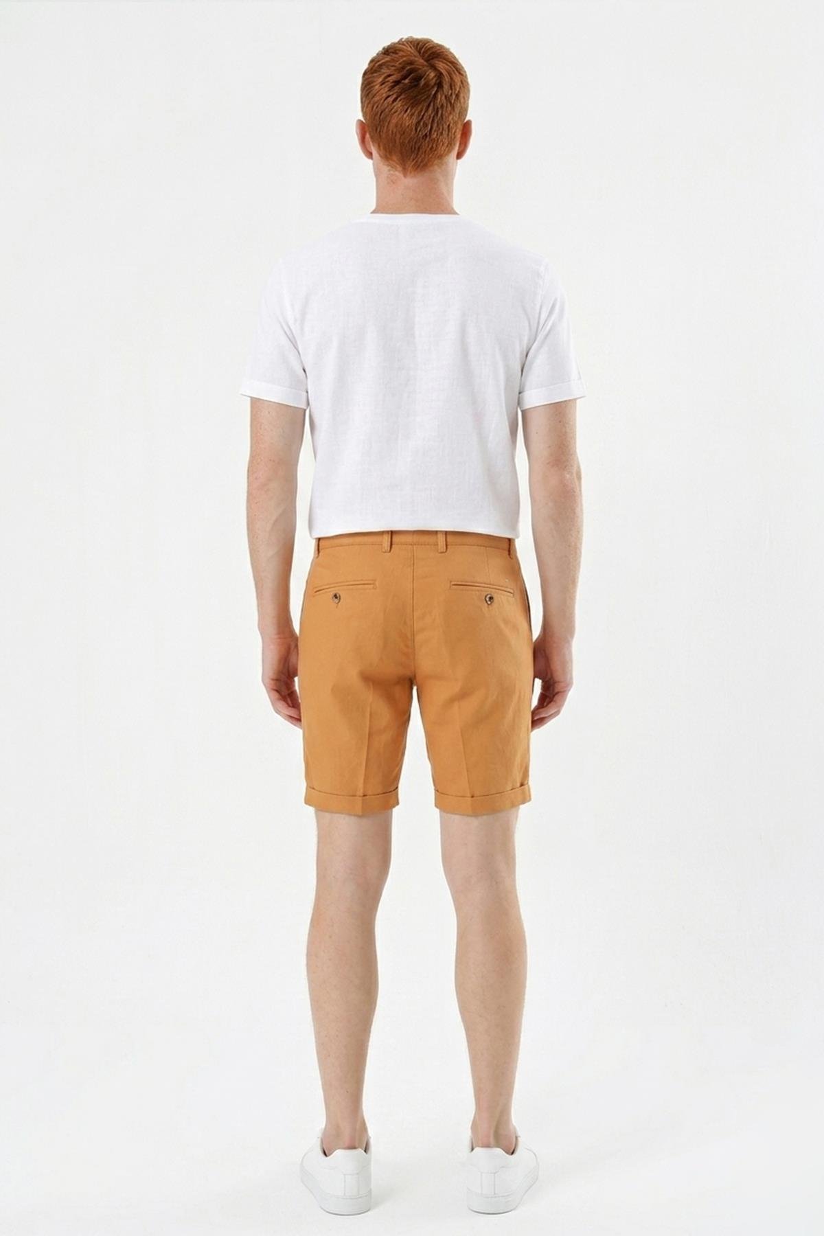 Safran Comfort Fit Bermuda Şort