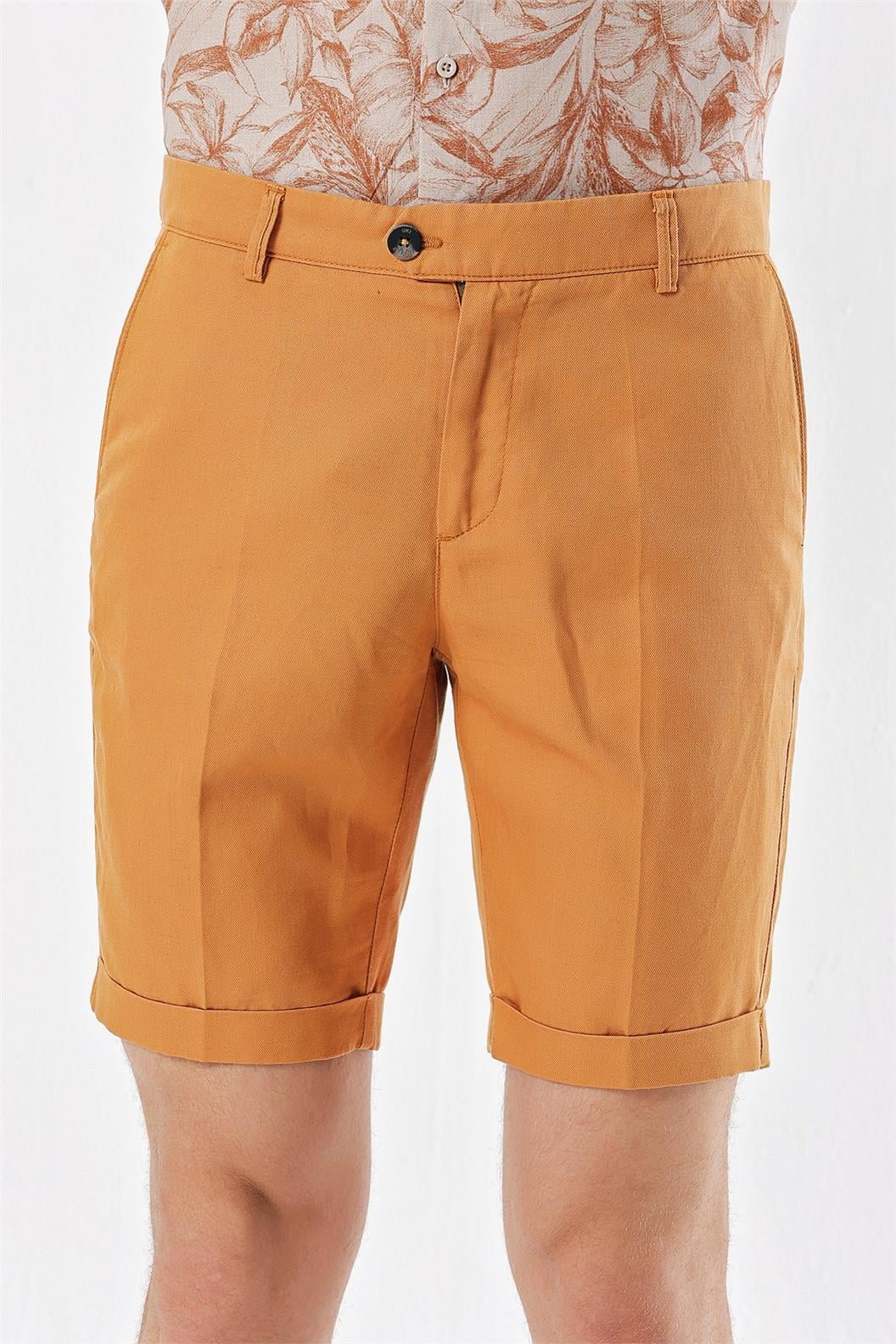 Safran Comfort Fit Bermuda Şort