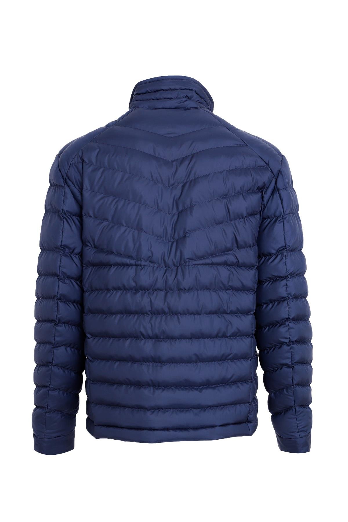 Saks Mavi Şişme Mont