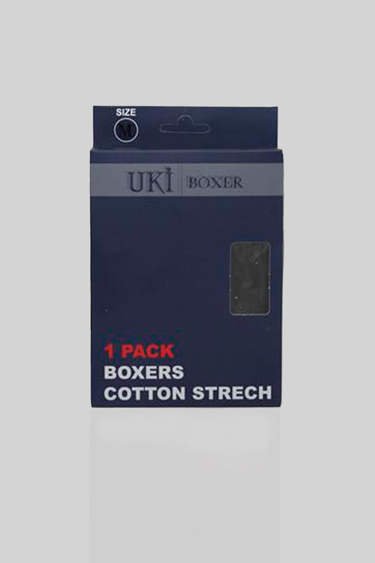 SİYAH BOXER TEKLİ
