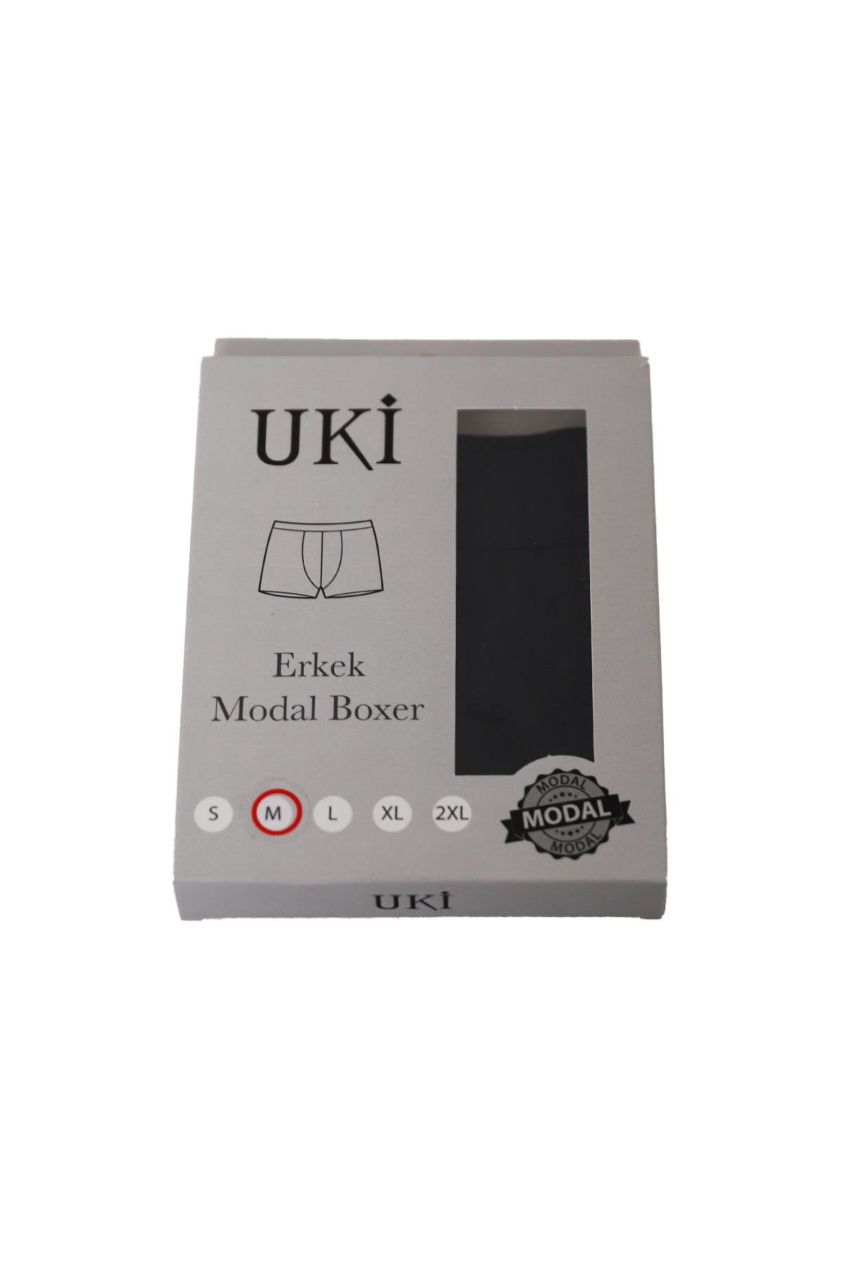 SİYAH BOXER TEKLİ