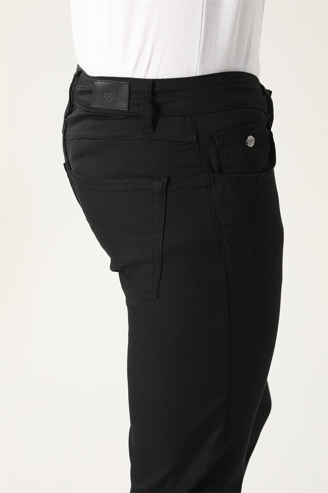 Siyah Comfort Fit 5 Cep Pantolon