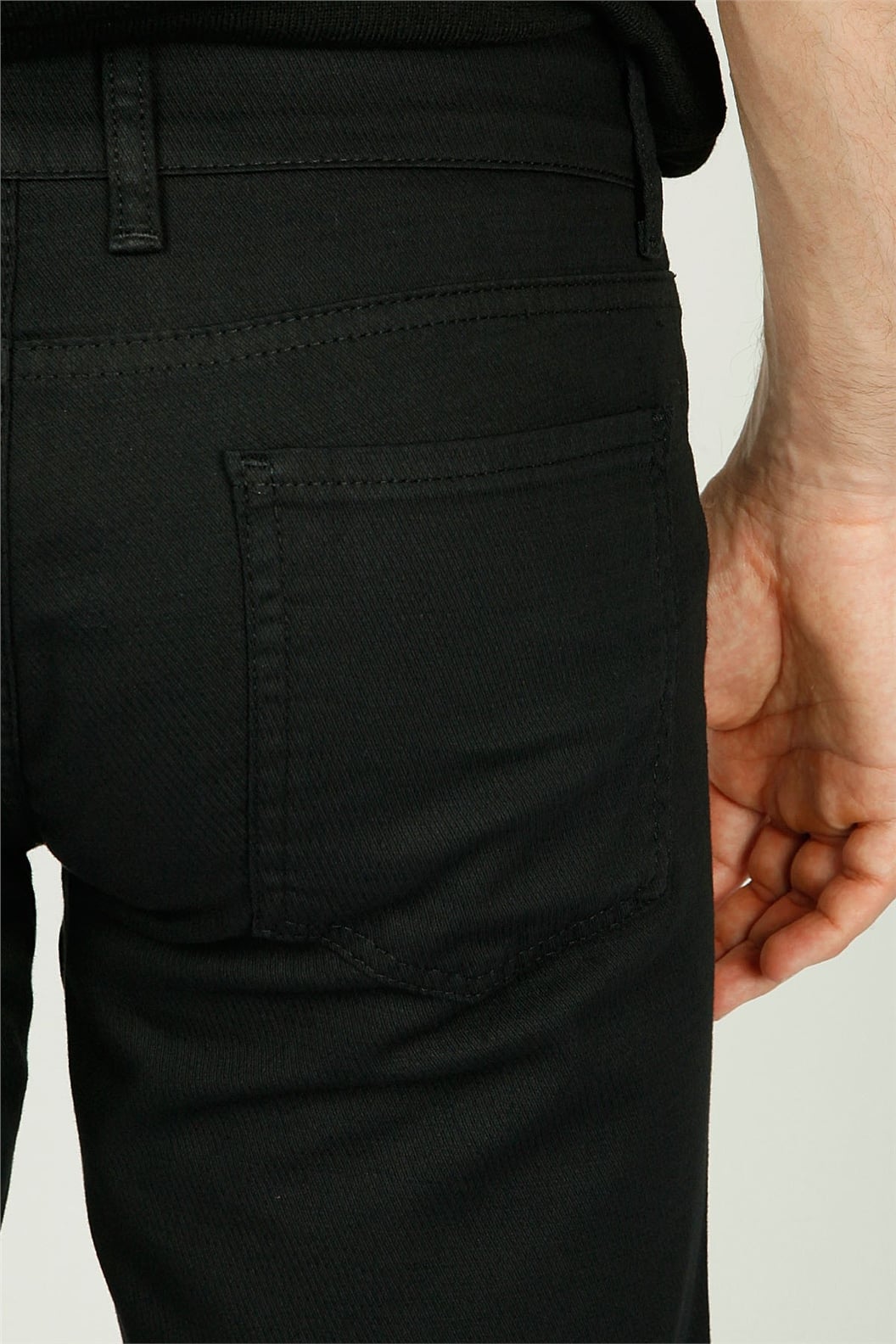 Siyah Comfort Fit 5 Cep Pantolon