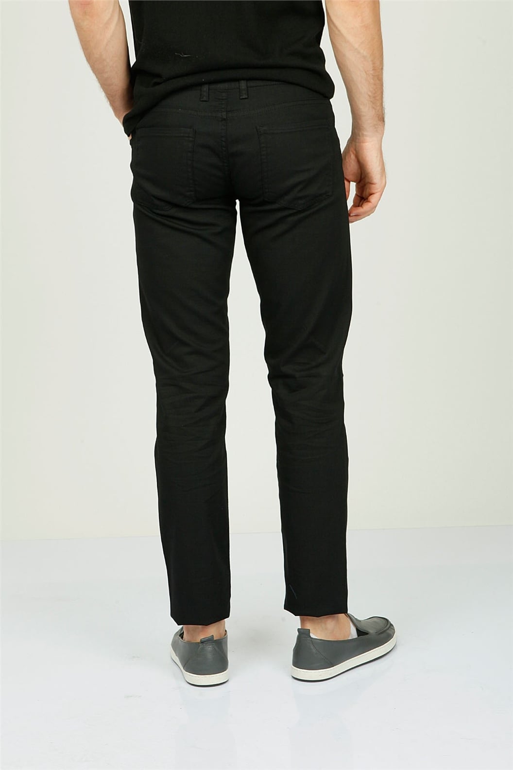 Siyah Comfort Fit 5 Cep Pantolon