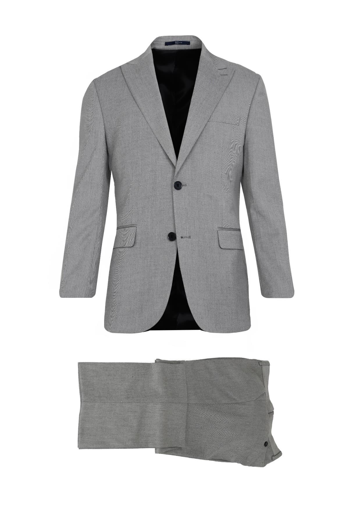 Siyah Comfort Fit 6 Drop Takım Elbise