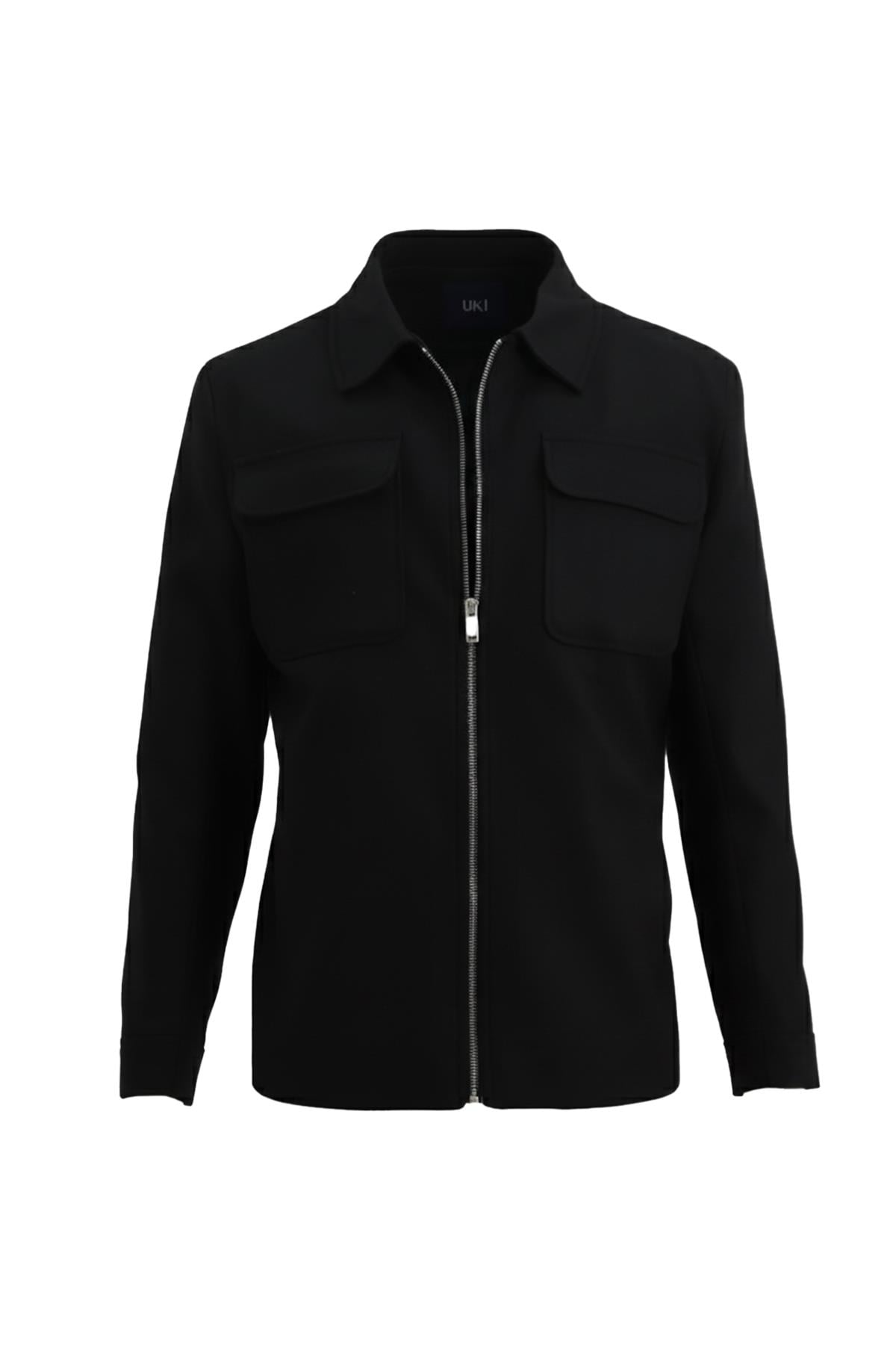 SİYAH Comfort Fit Ceket Mont