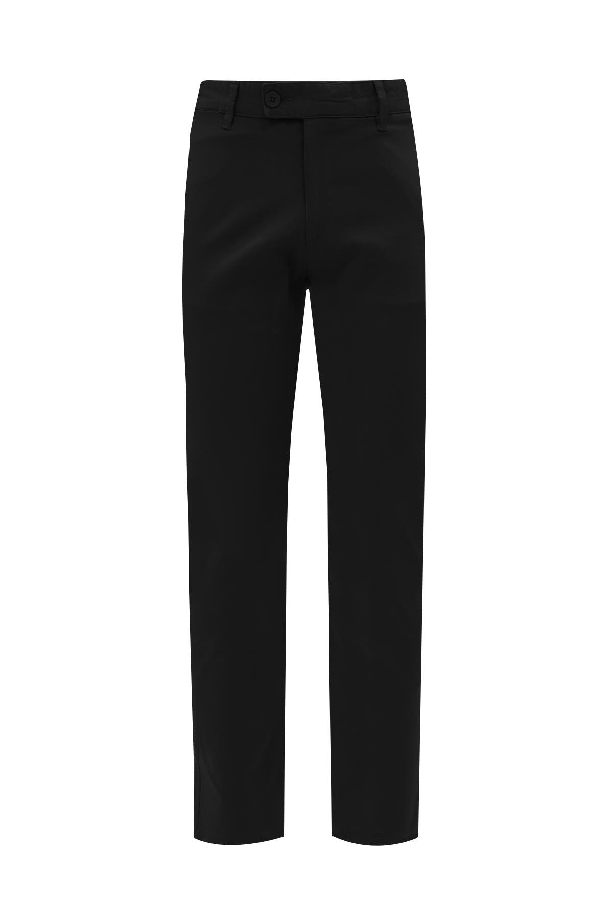 SİYAH Comfort Fit Chino Pantolon