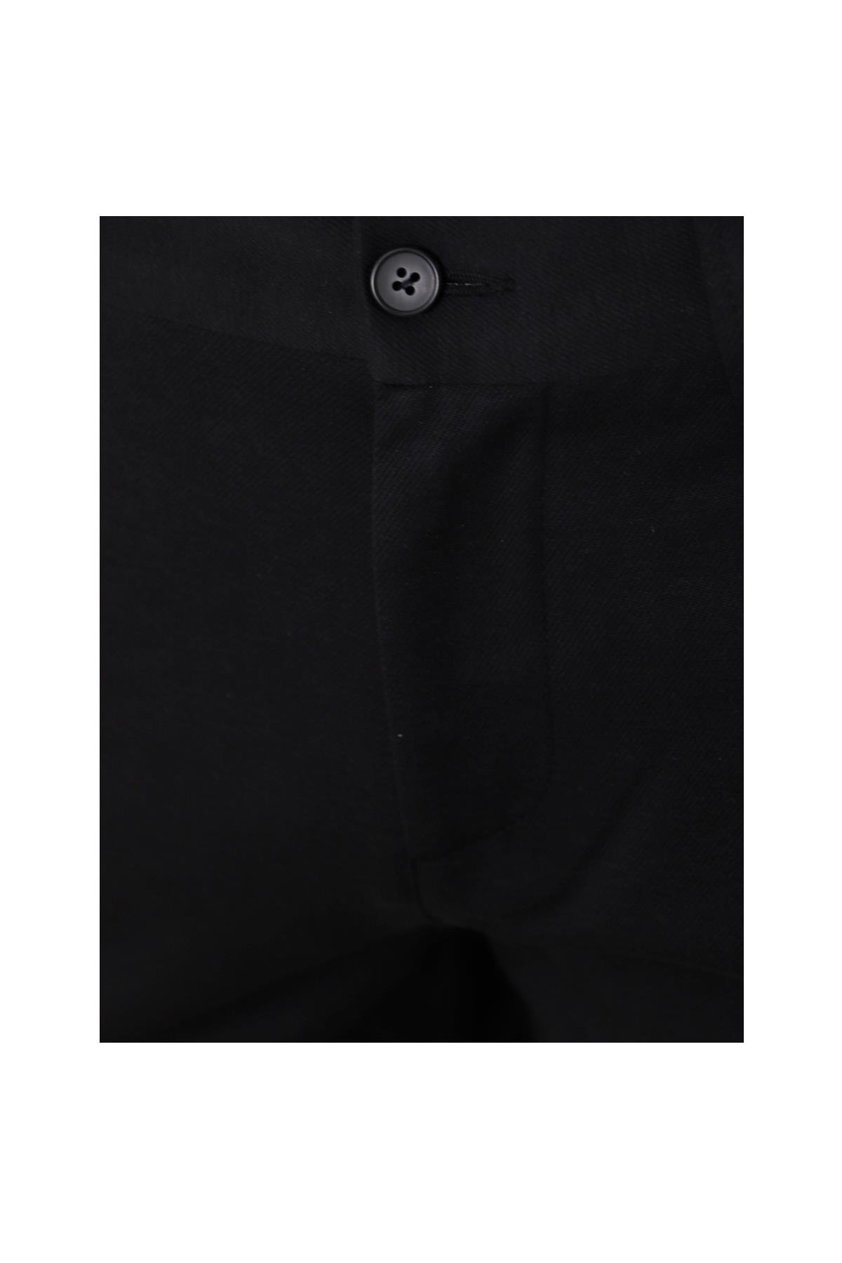 SİYAH Comfort Fit Chino Pantolon